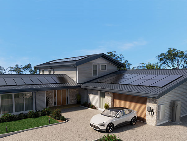 Rheem-connected home with solar and water heating